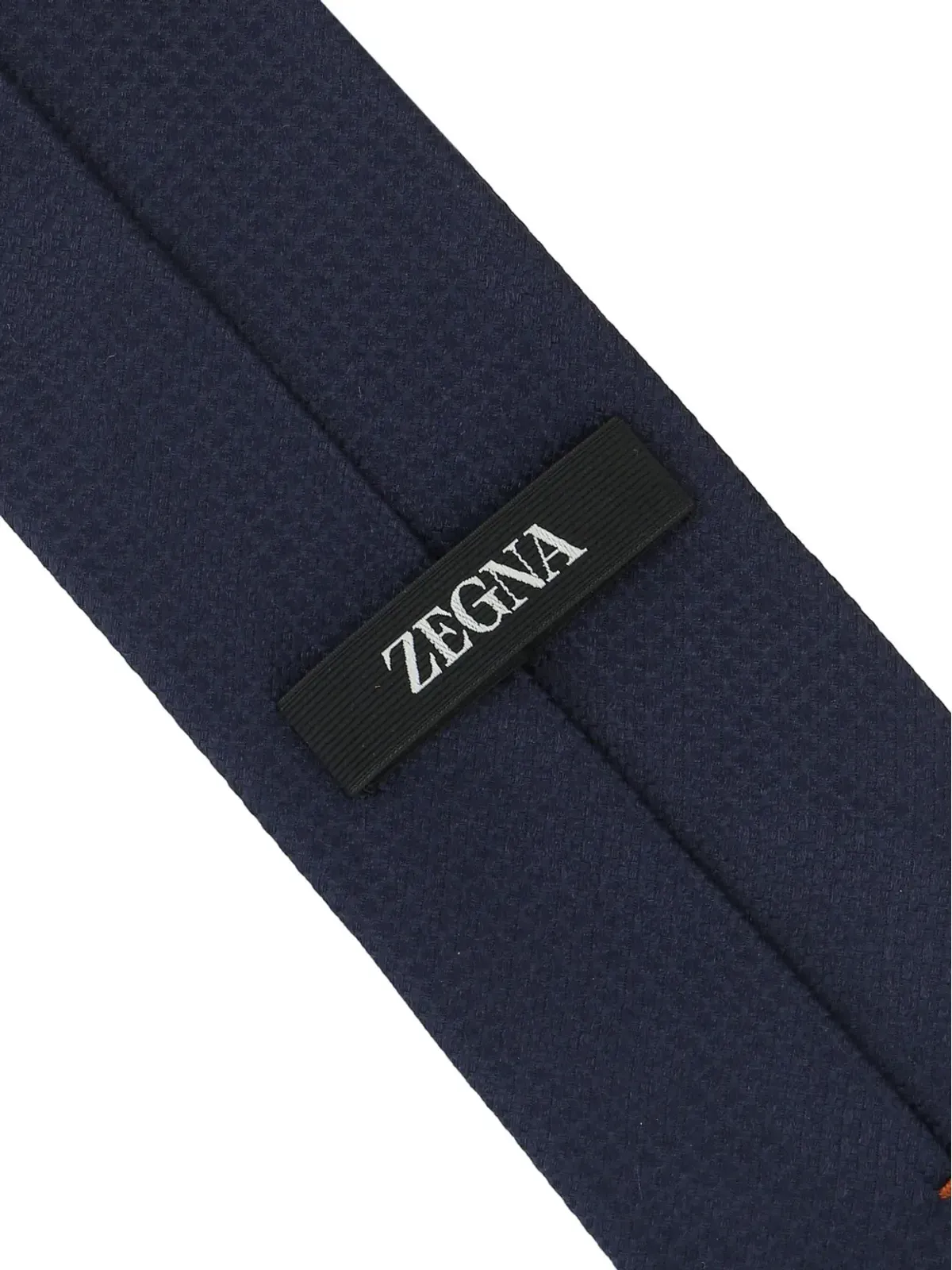 Zegna パターンネクタイ ブルー - 画像2