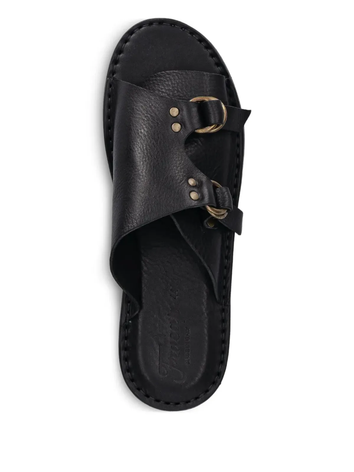 Fracap バックルディテール レザーサンダル - 画像3