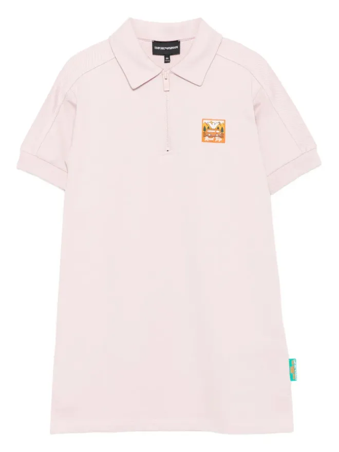Emporio Armani Kids Emporio Armani Kids ASVコットンワンピース - ピンクの商品画像