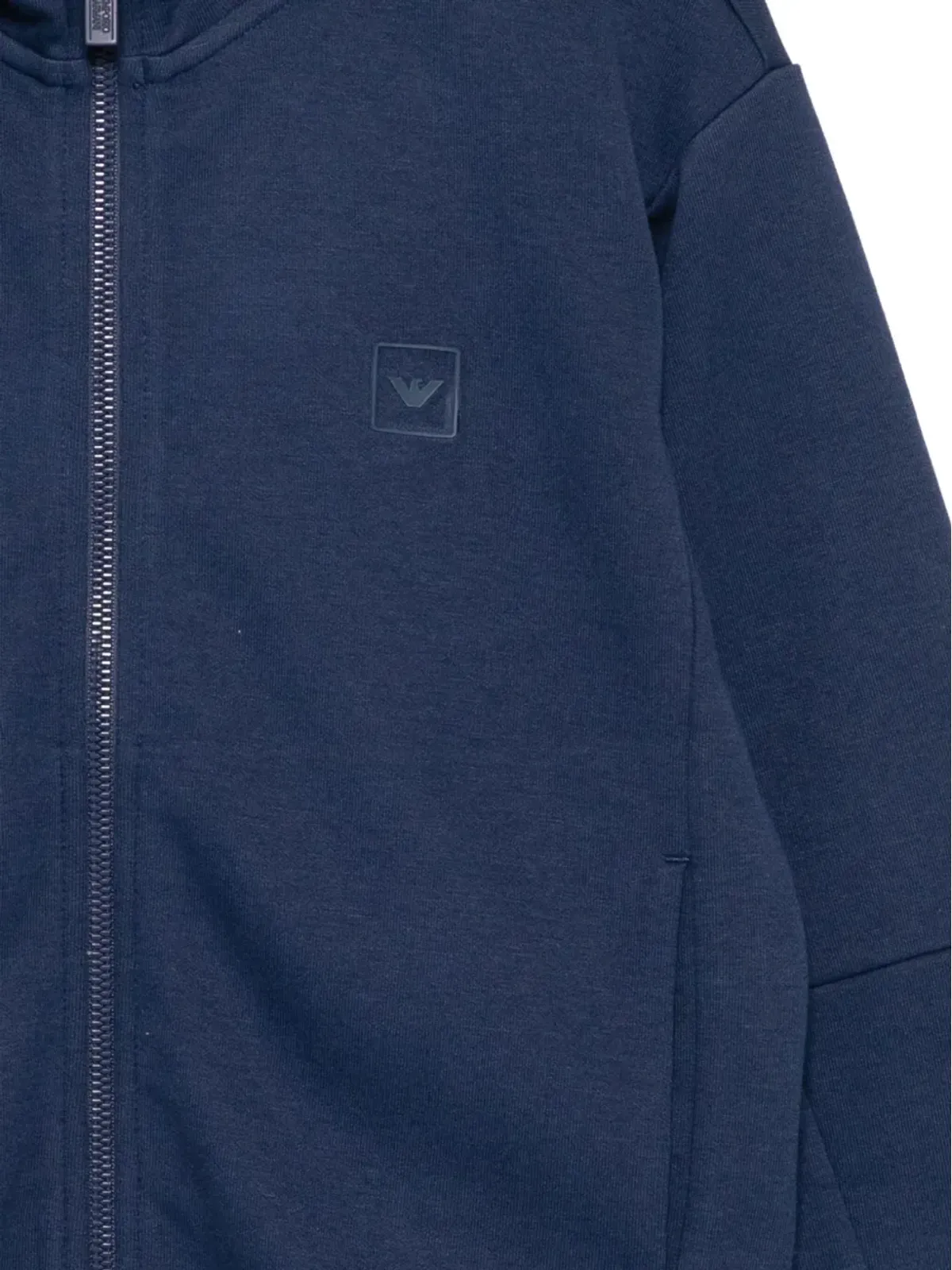Emporio Armani Kids ロゴアップリケフーディ - 画像3