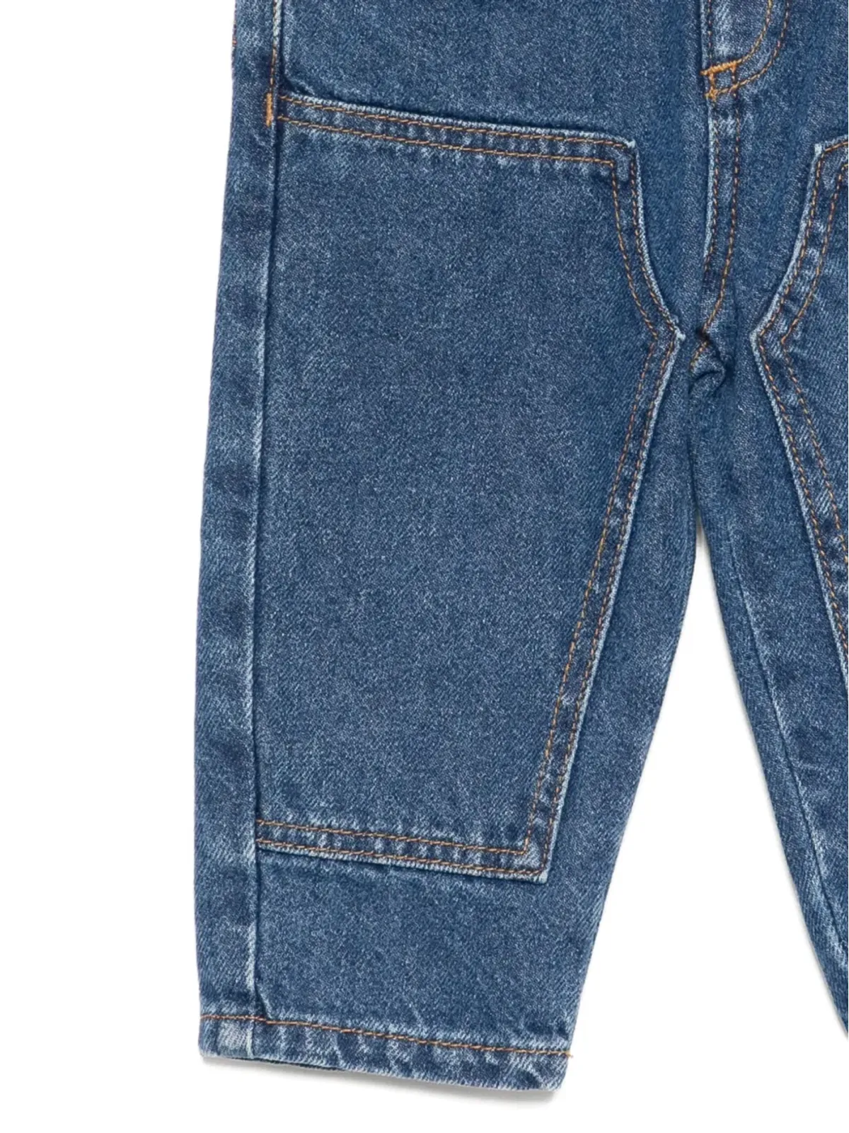 Emporio Armani Kids ロゴパッチジーンズ - 画像3