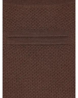Zegna zip cashmere sweater - Brown - サムネイル3