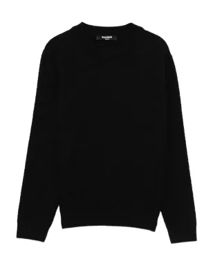 Balmain Kids テクスチャード クルーネック ジャンパー - サムネイル1
