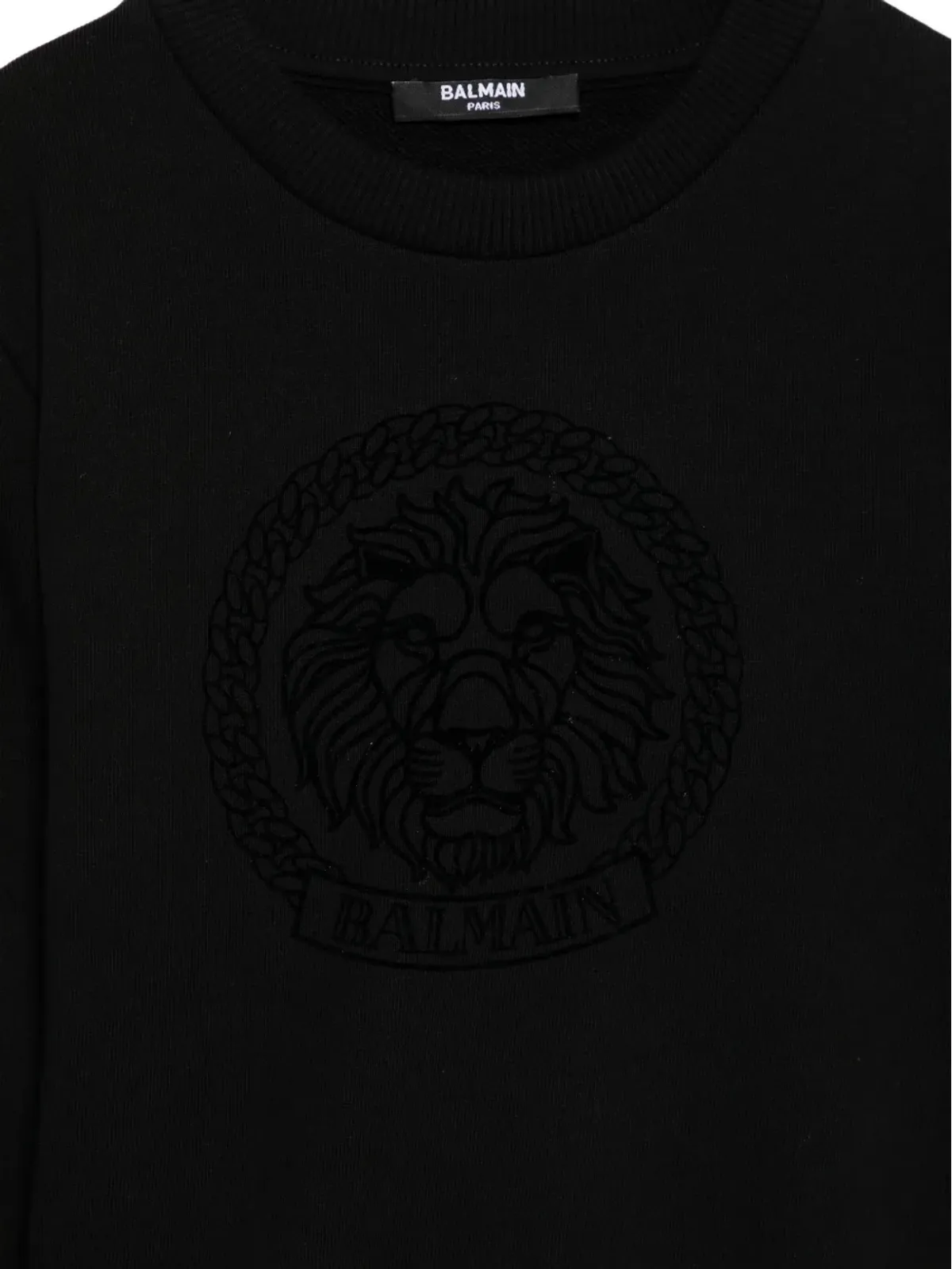 Balmain Kids ライオンエンブレム スウェットシャツ - 画像3