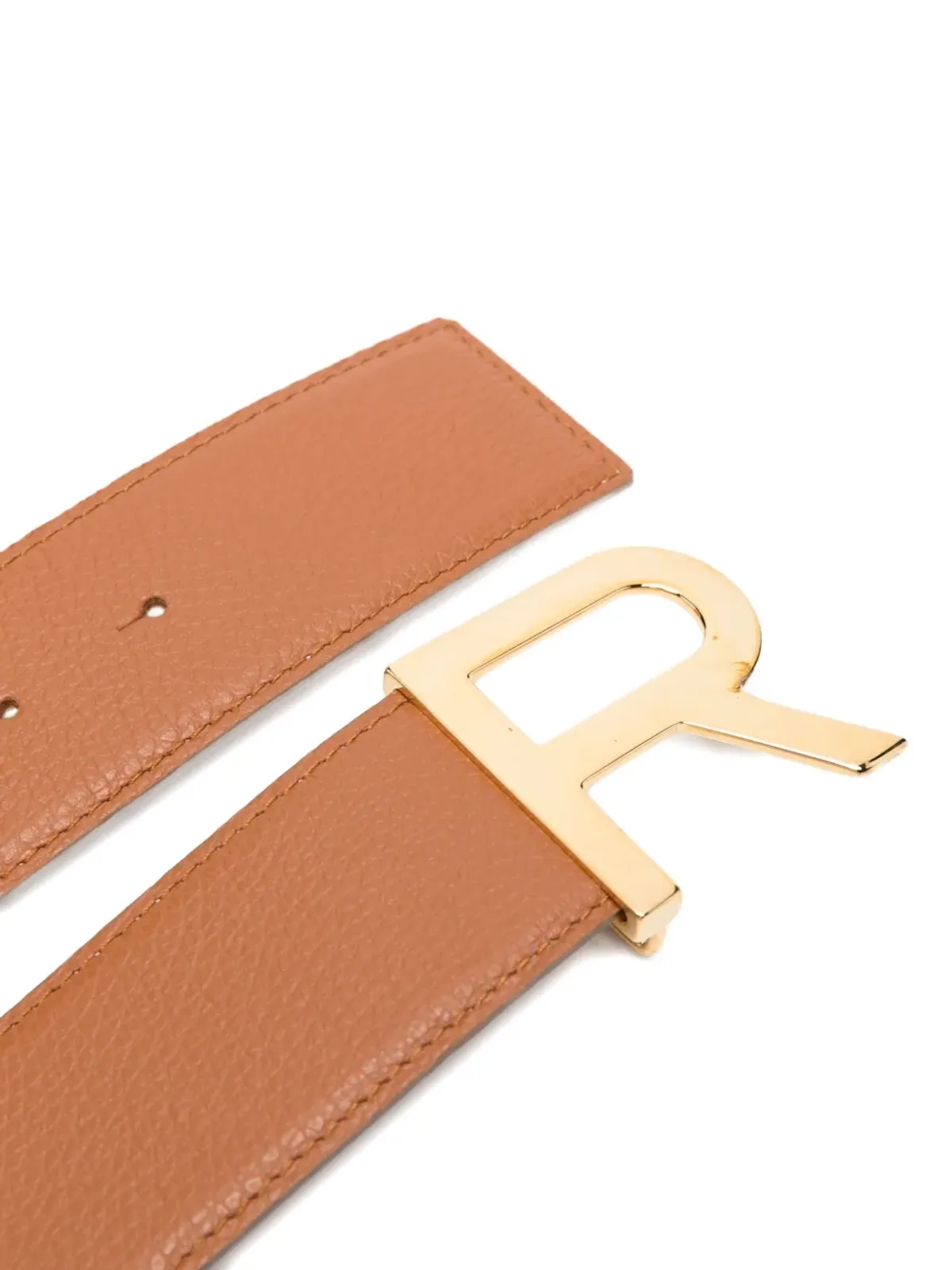 Rochas ロゴバックル レザーベルト - 画像2