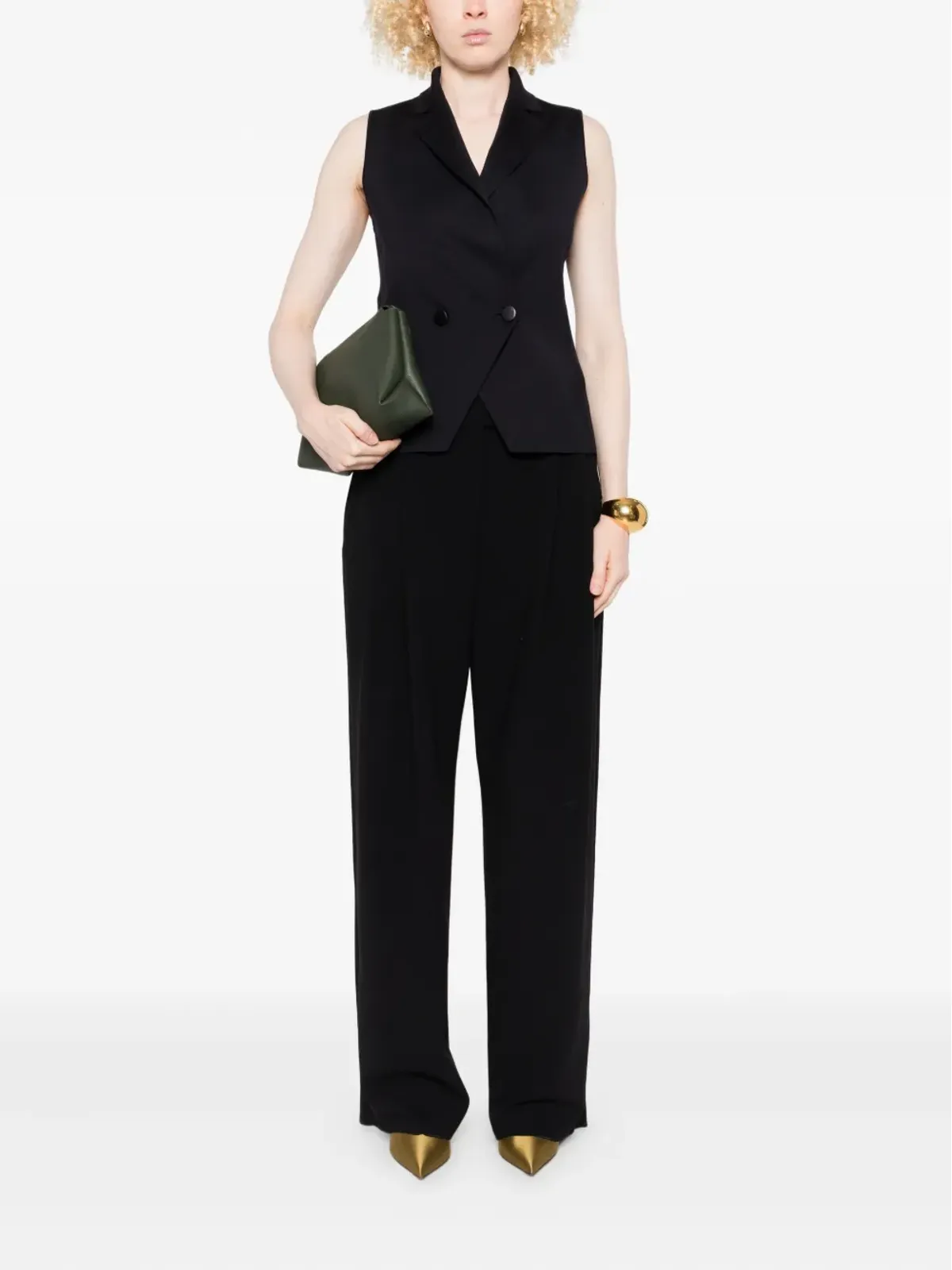 Giorgio Armani ダブルブレスト ノースリーブ ウェストコート - 画像2