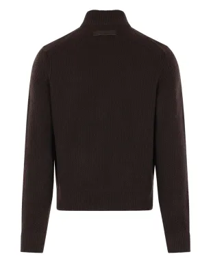 Zegna スエードパネル カーディガン - サムネイル2