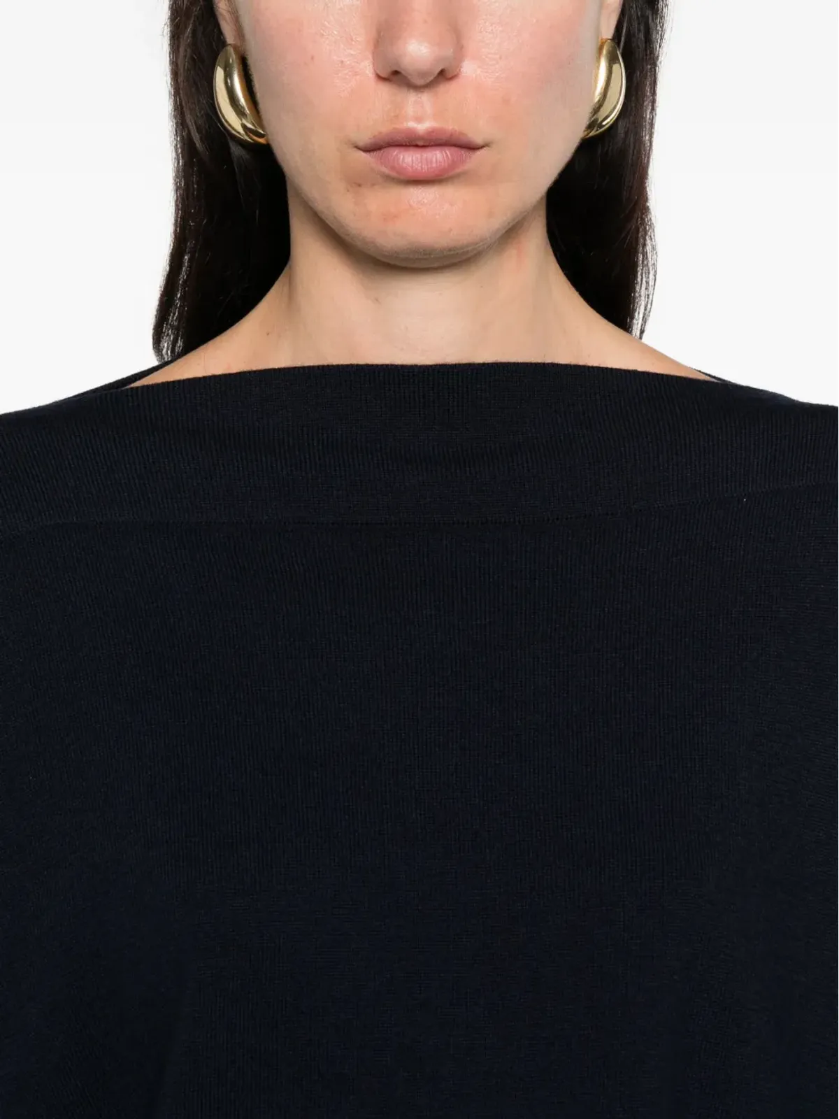 Daniela Gregis ボートネック ウールセーター - 画像5