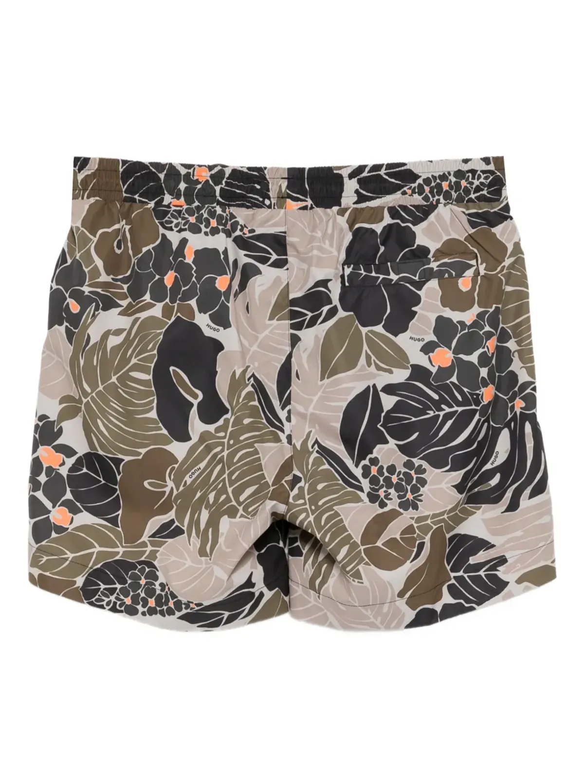 HUGO floral-print swim shorts - Green - 画像2