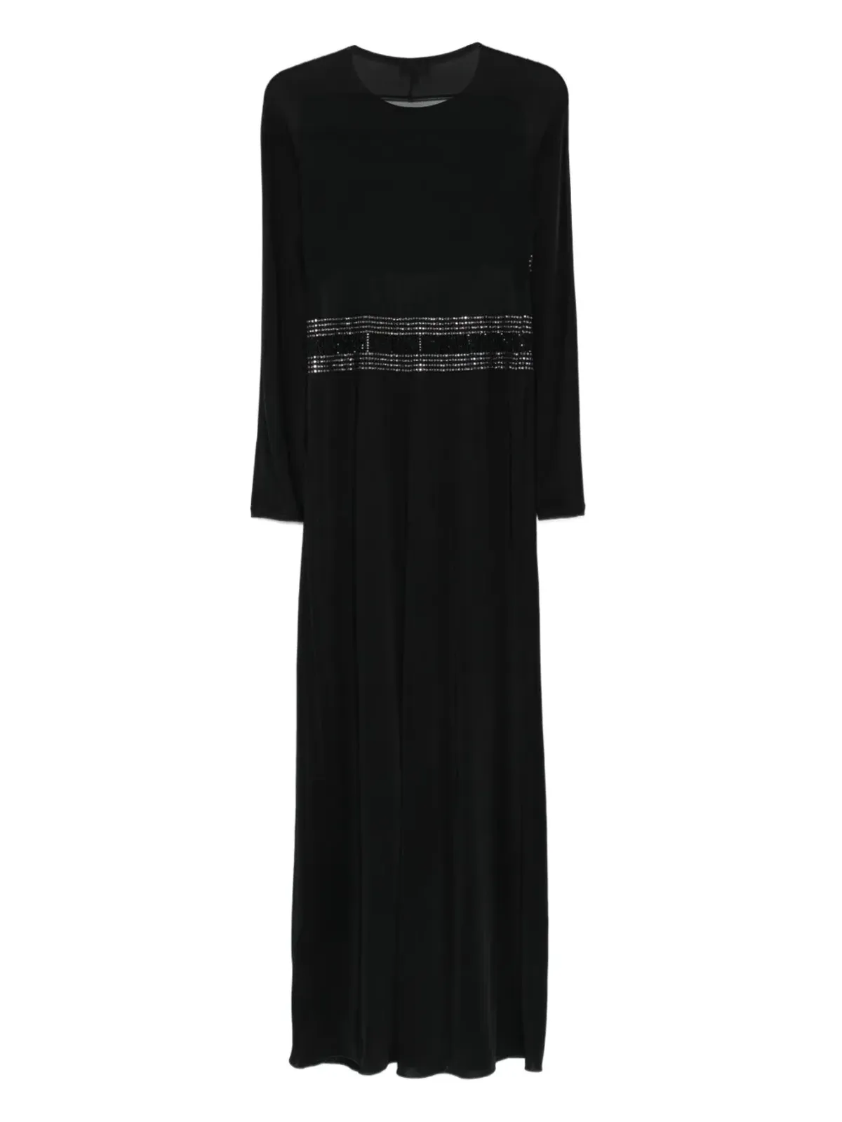 Giorgio Armani メッシュパネル付きミディドレス - 画像2