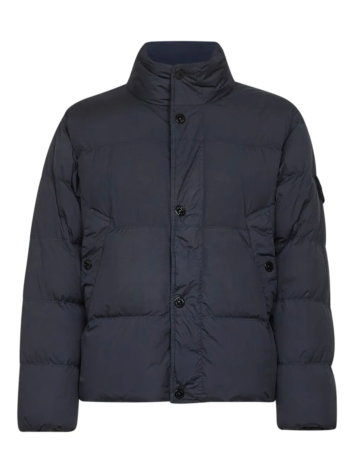 Stone Island ロゴパッチ付きダウンジャケット - 画像1