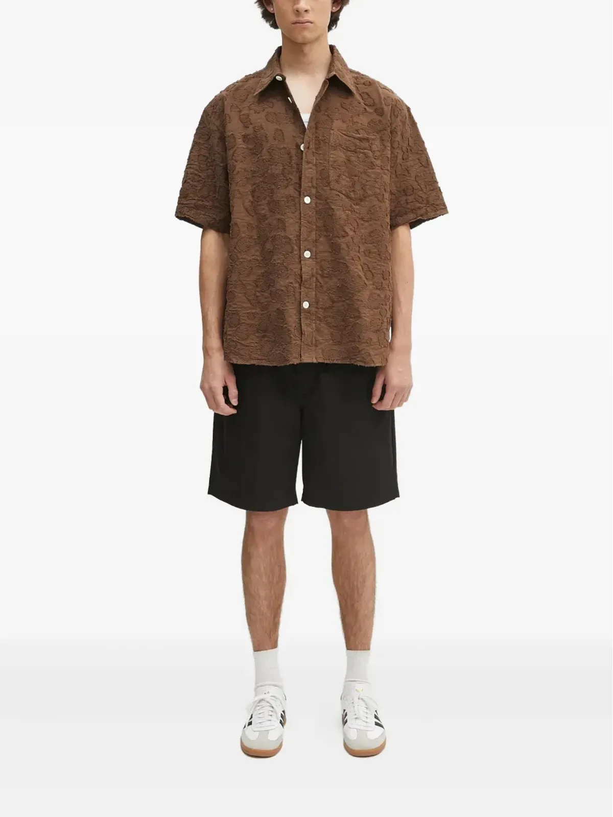 Norse Projects 半袖シャツ - ブラウン - 画像2