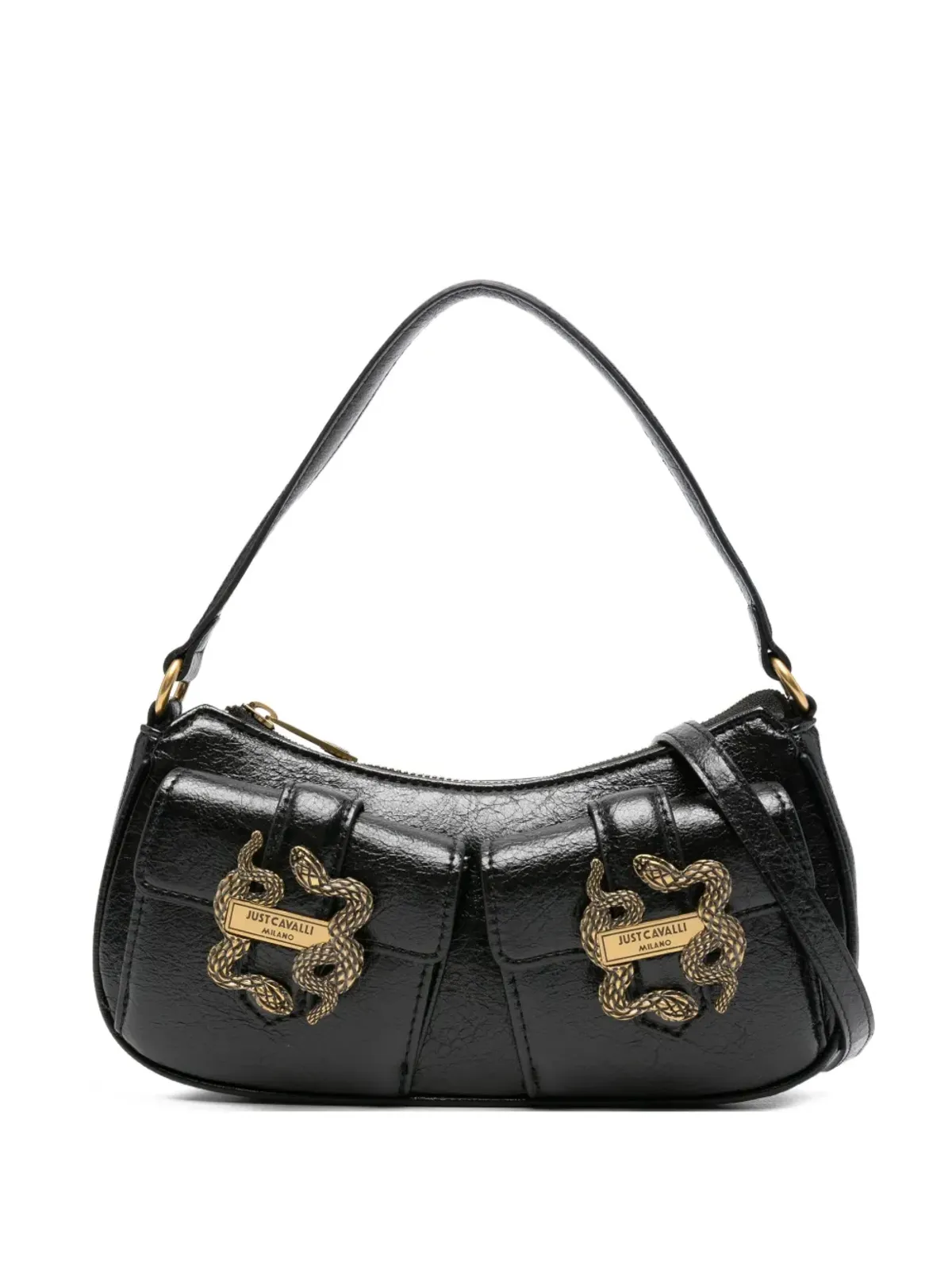 Just Cavalli スネークバックル ショルダーバッグ - 画像1