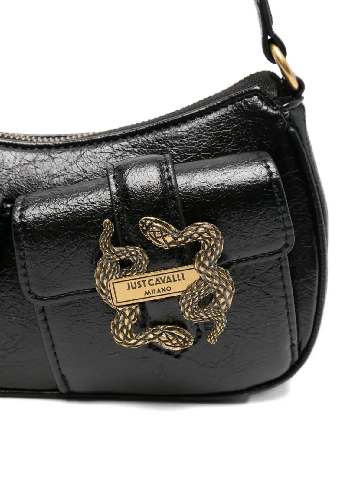 Just Cavalli スネークバックル ショルダーバッグ - 画像4