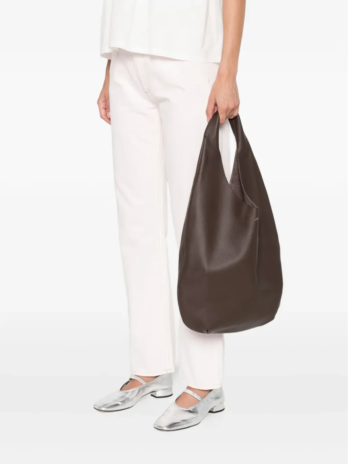 A.P.C. Le Neige レザーショルダーバッグ - 画像2