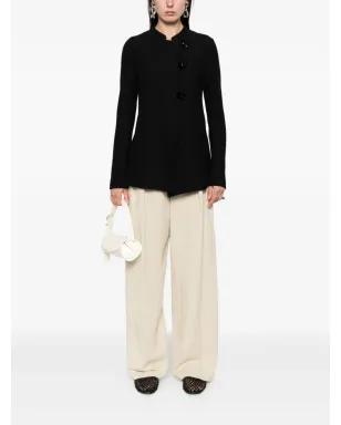 Emporio Armani アシンメトリックファスニングジャケット - ブラック - サムネイル2