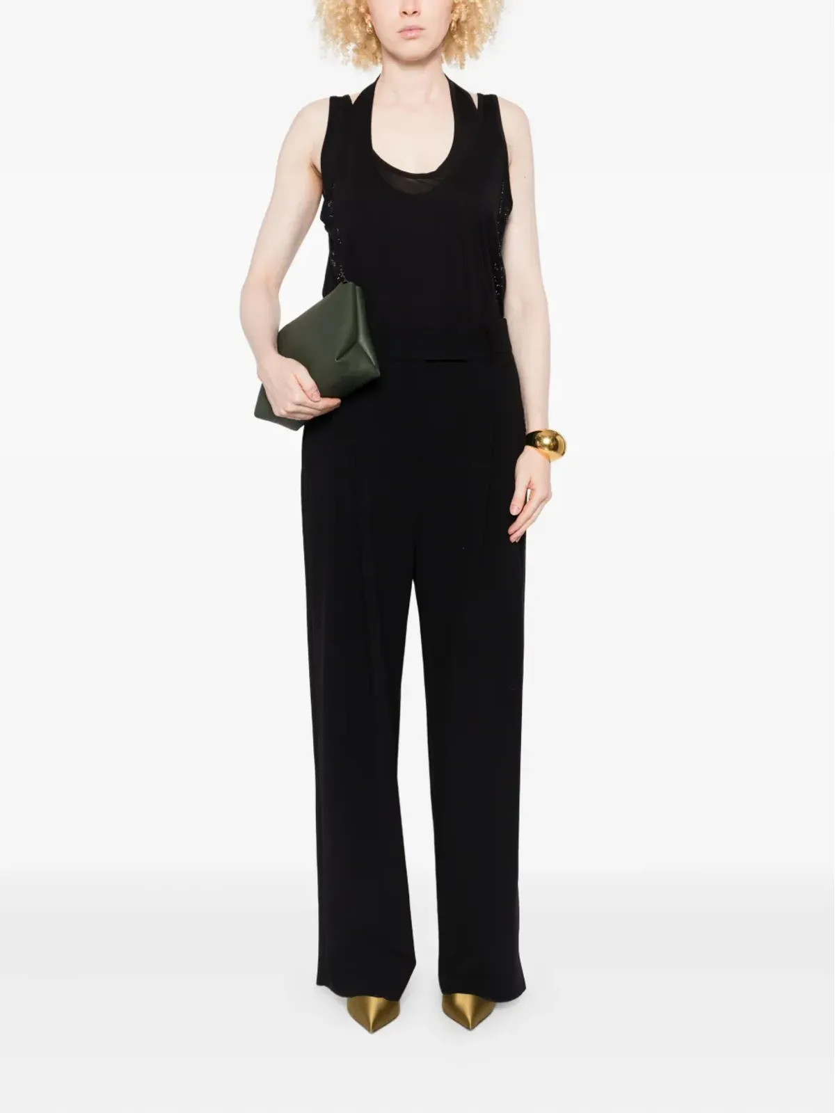 Giorgio Armani スパンコール付きノースリーブトップ - 画像2