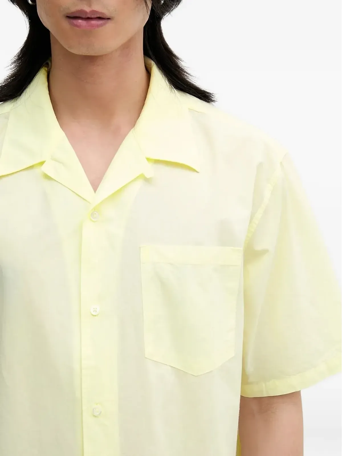 Norse Projects 半袖チェストポケットシャツ - Yellow - 画像4
