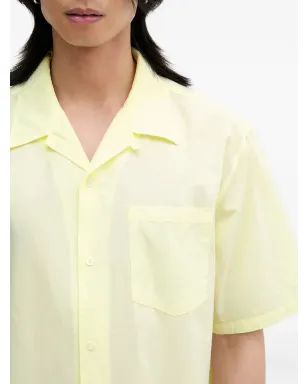 Norse Projects 半袖チェストポケットシャツ - Yellow - サムネイル4