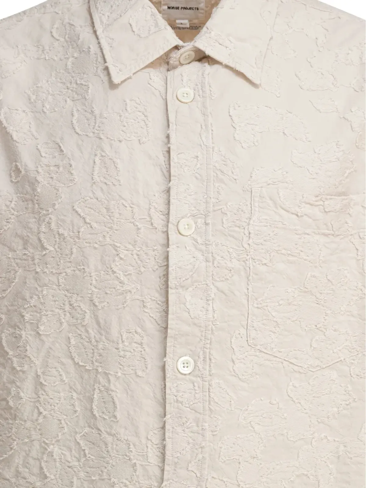 Norse Projects テクスチャード半袖シャツ - 画像3