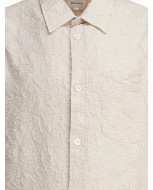 Norse Projects テクスチャード半袖シャツ - サムネイル3