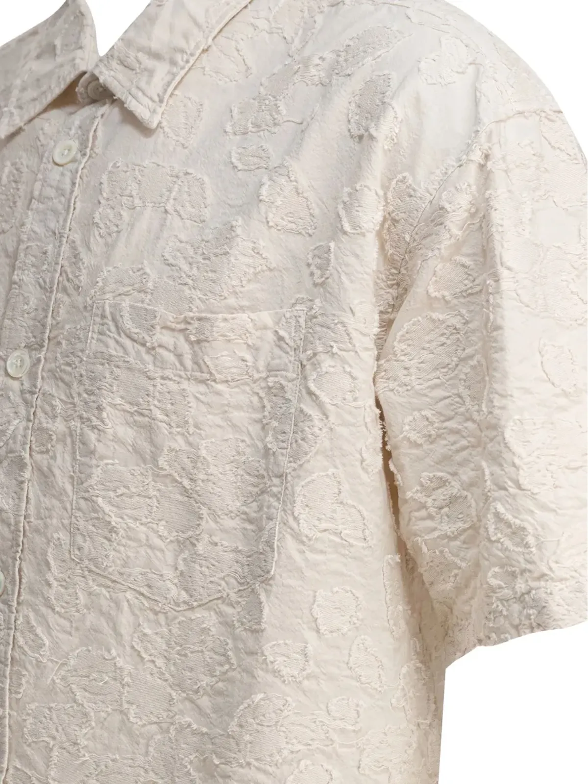 Norse Projects テクスチャード半袖シャツ - 画像4