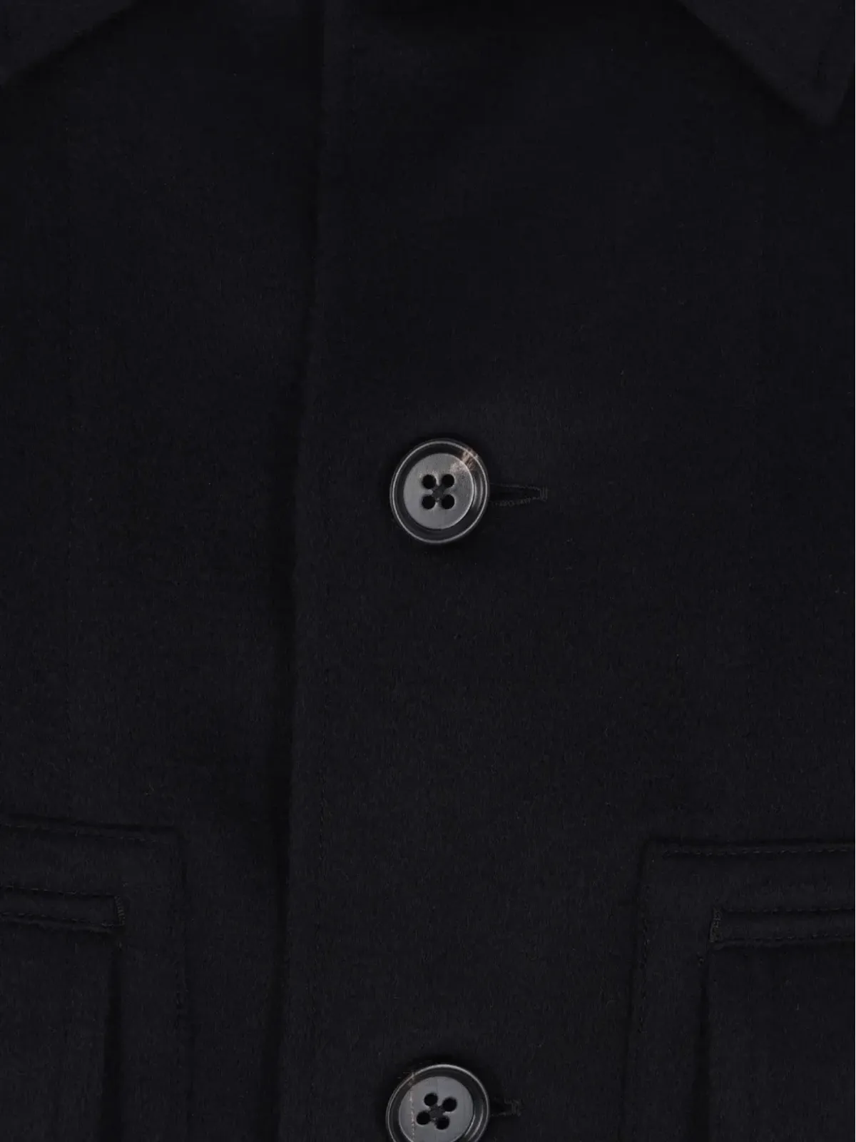 Zegna カシミア ボタン付き シャツ - 画像3