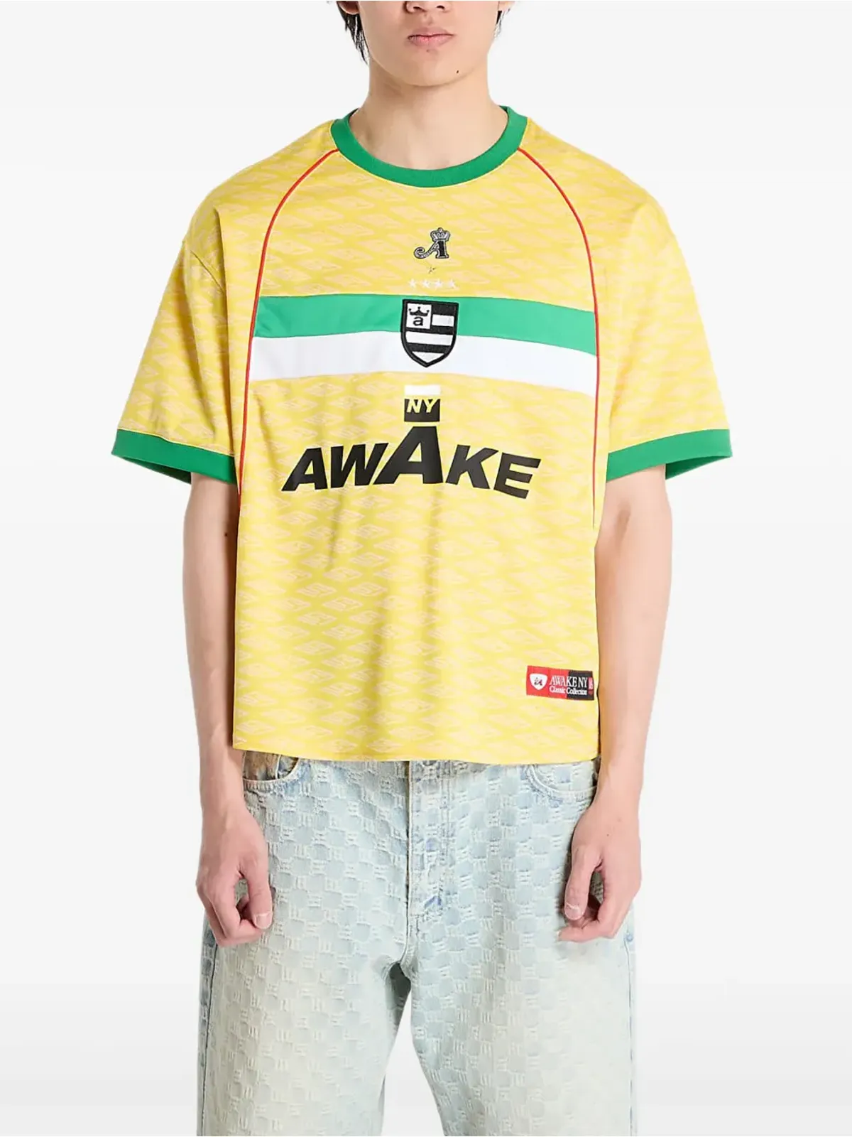 Awake NY ショートスリーブ スポーツ ジャージートップ - 画像1