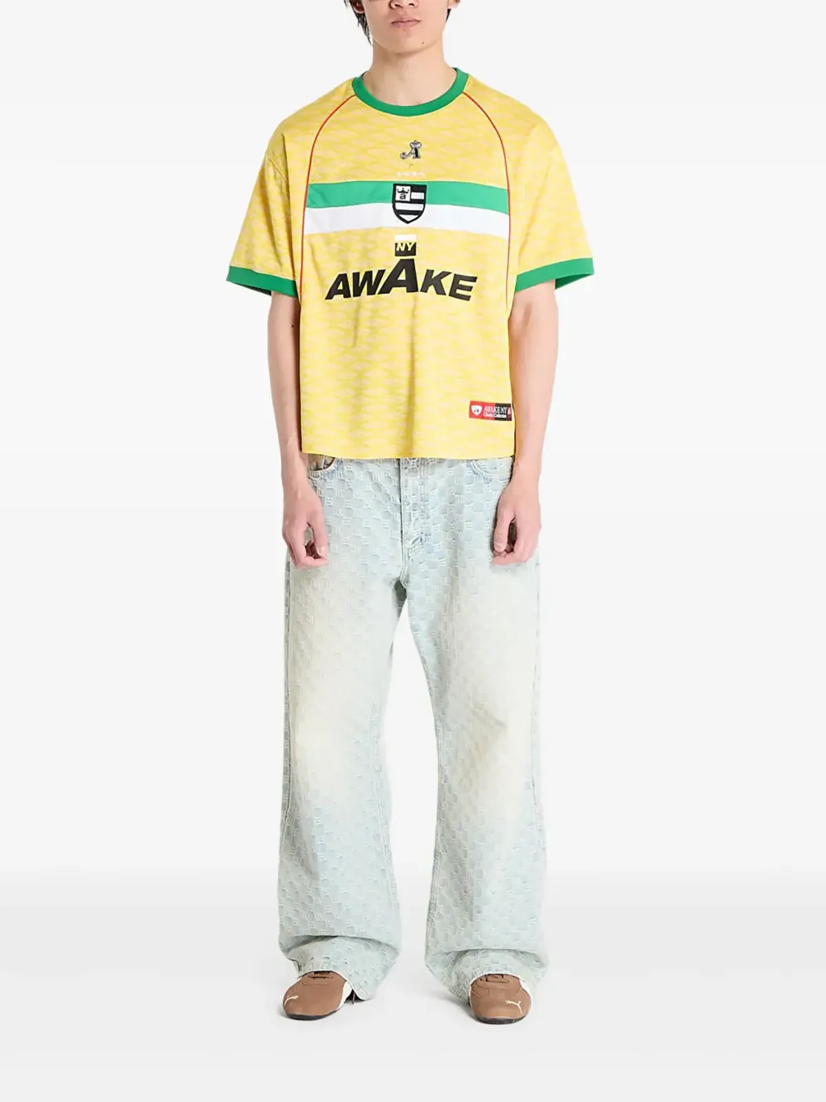 Awake NY ショートスリーブ スポーツ ジャージートップ - 画像2
