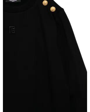 Balmain Kids 刺繍ロゴ入りドレス - サムネイル3