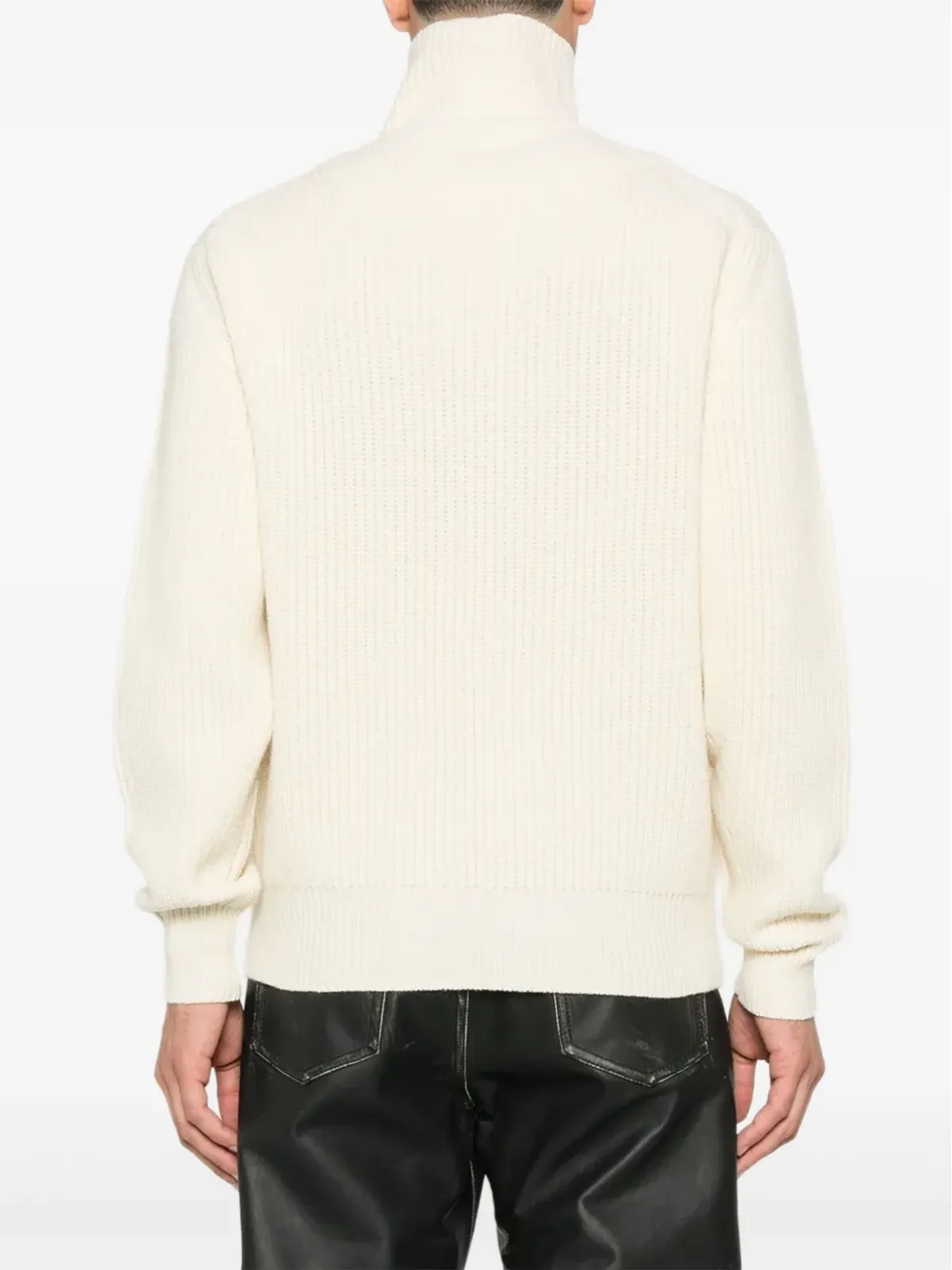 TOM FORD ハイネックジップフロントセーター - 画像4
