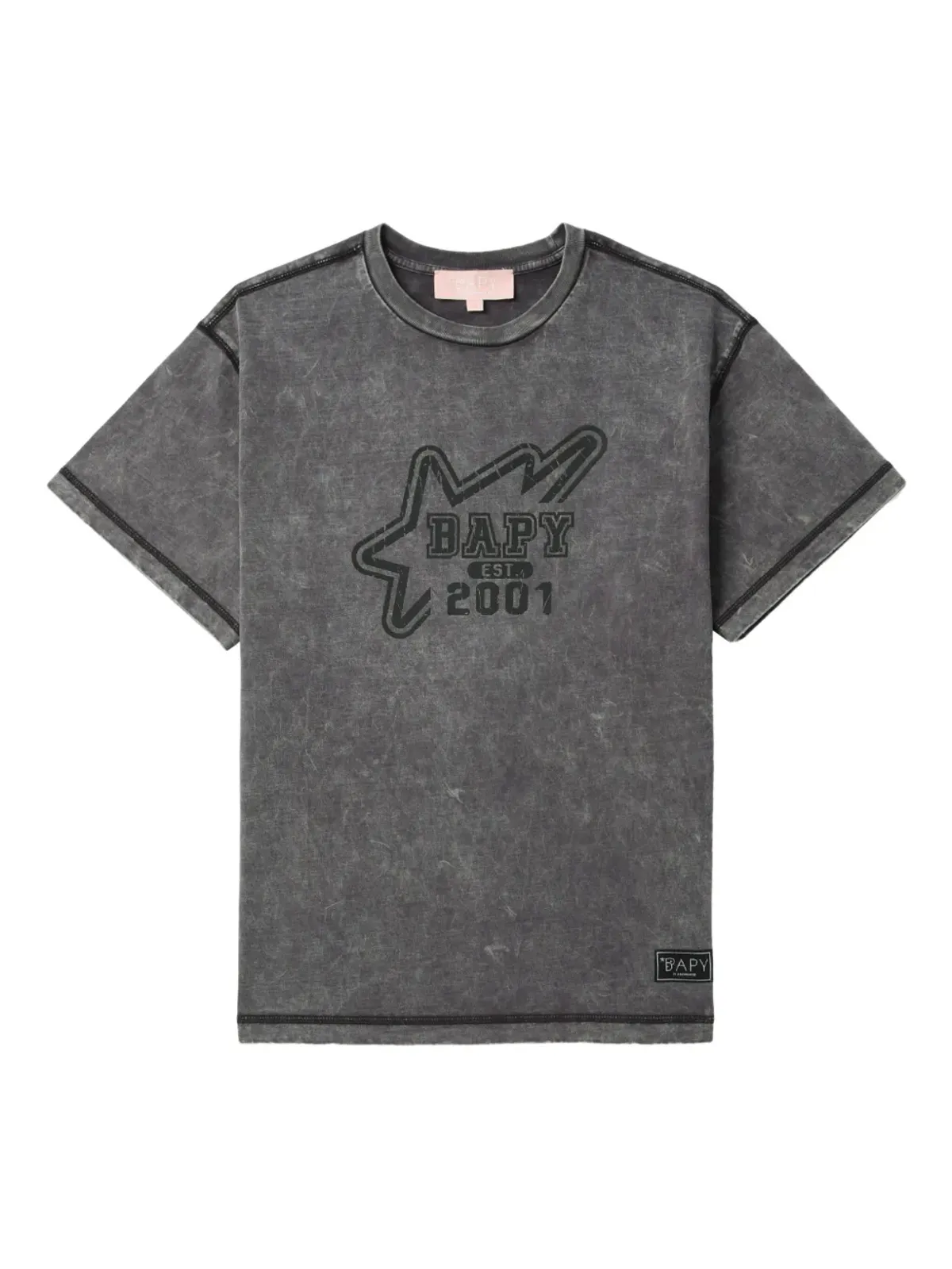 A BATHING APE® ロゴプリント コットン Tシャツ - Grey - 画像1