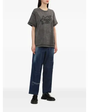 A BATHING APE® ロゴプリント コットン Tシャツ - Grey - サムネイル2