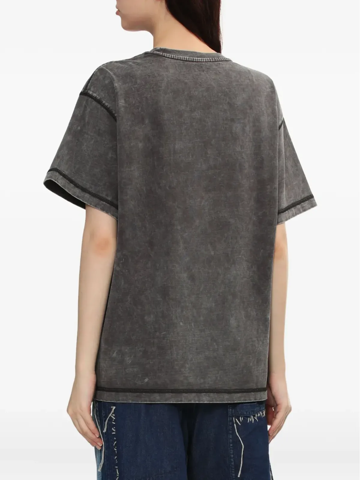 A BATHING APE® ロゴプリント コットン Tシャツ - Grey - 画像4