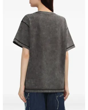 A BATHING APE® ロゴプリント コットン Tシャツ - Grey - サムネイル4
