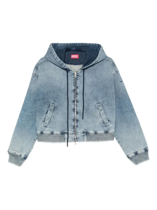 Diesel Diesel フード付きジップアップデニムジャケットの商品画像