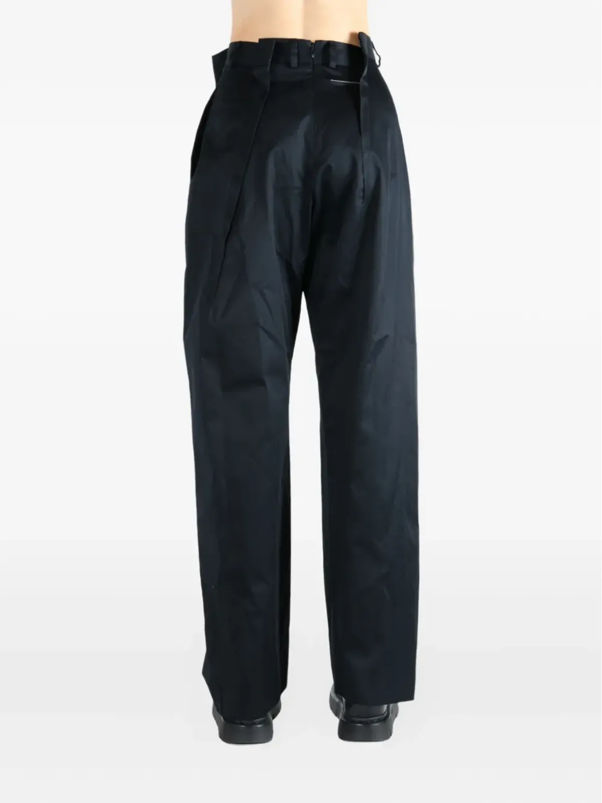 MM6 Maison Margiela プリーツフロントパンツ - ブラック - 画像4