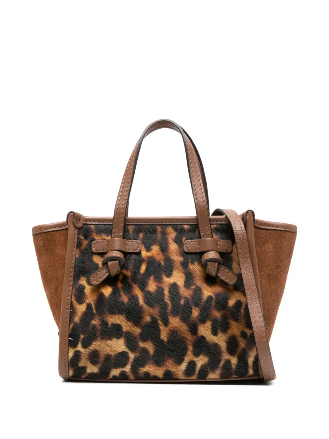 GIANNI CHIARINI GIANNI CHIARINI Miss Marcella レオパード柄 トートバッグの商品画像