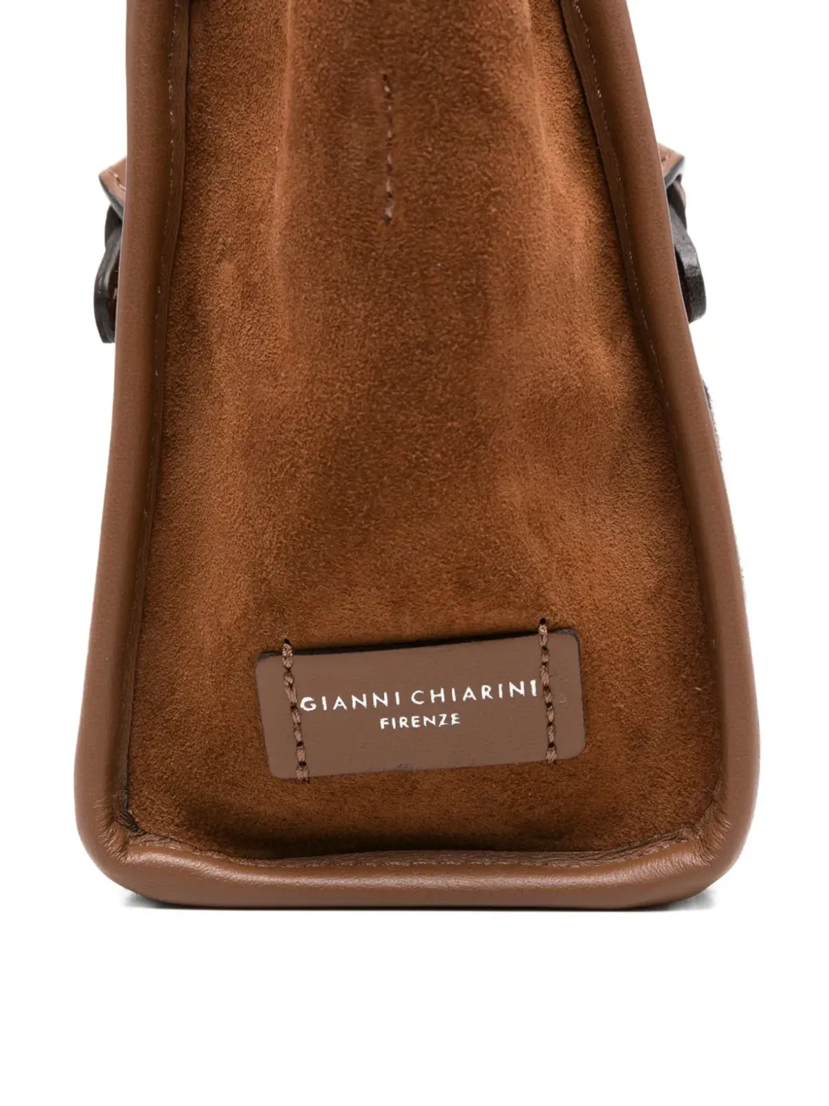 GIANNI CHIARINI Miss Marcella レオパード柄 トートバッグ - 画像4