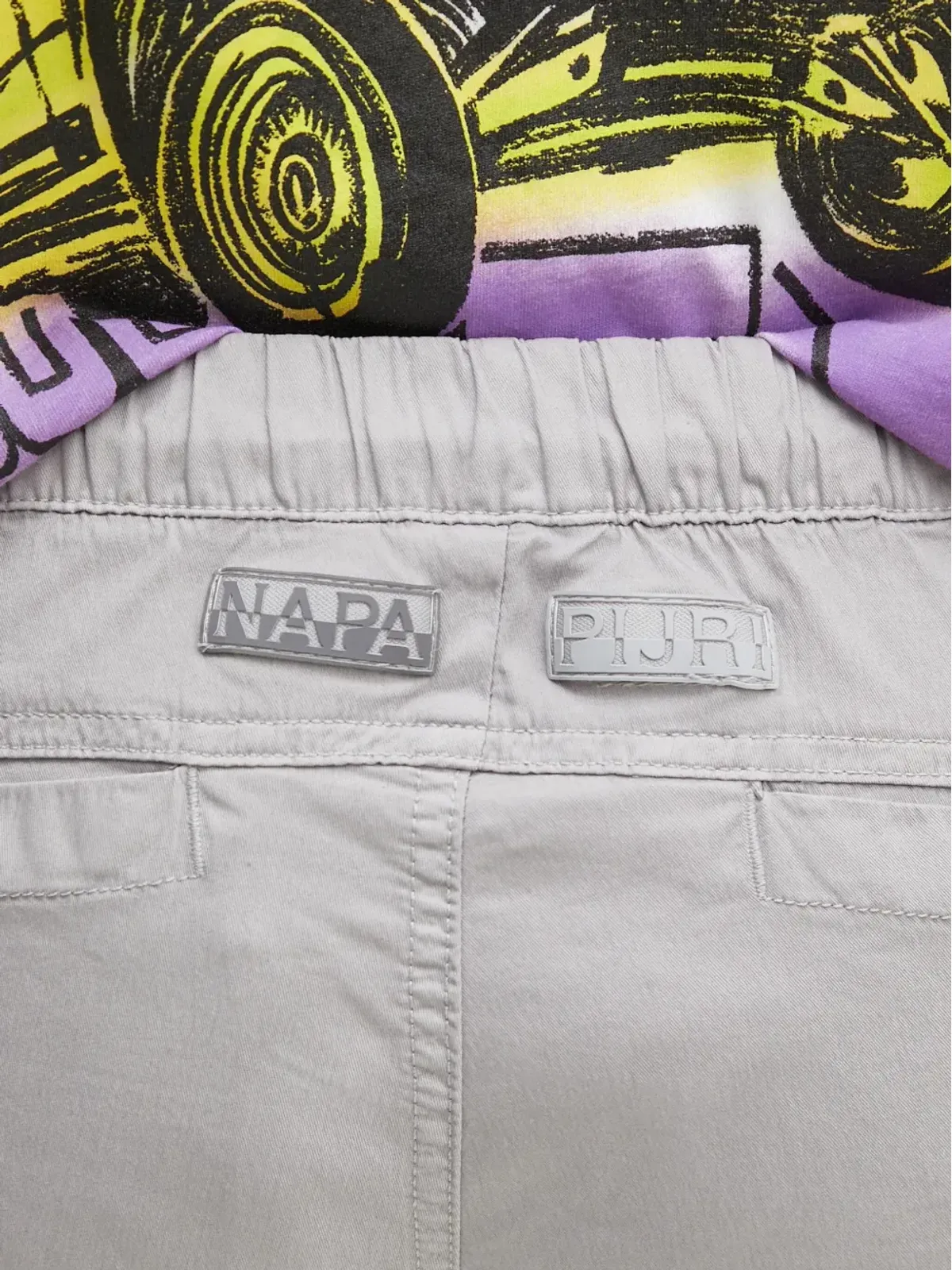 Napapijri エラスティック付きストレートパンツ - 画像5