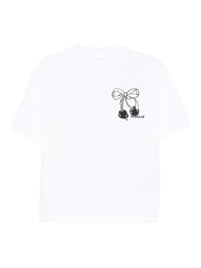 Moncler Moncler ボウ刺繍Tシャツの商品画像