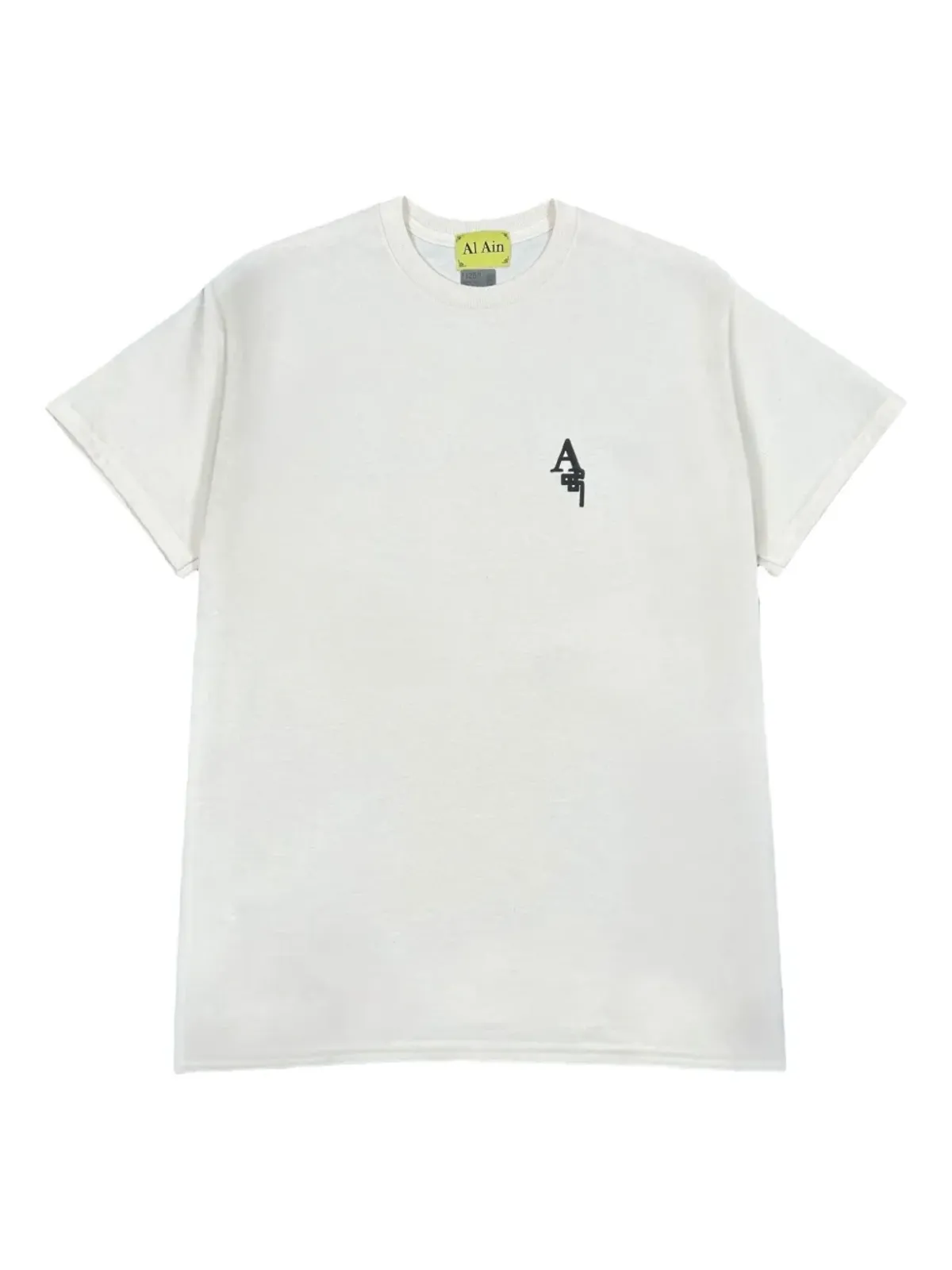 AL AIN アカデミー・プリント コットンTシャツ - 画像1