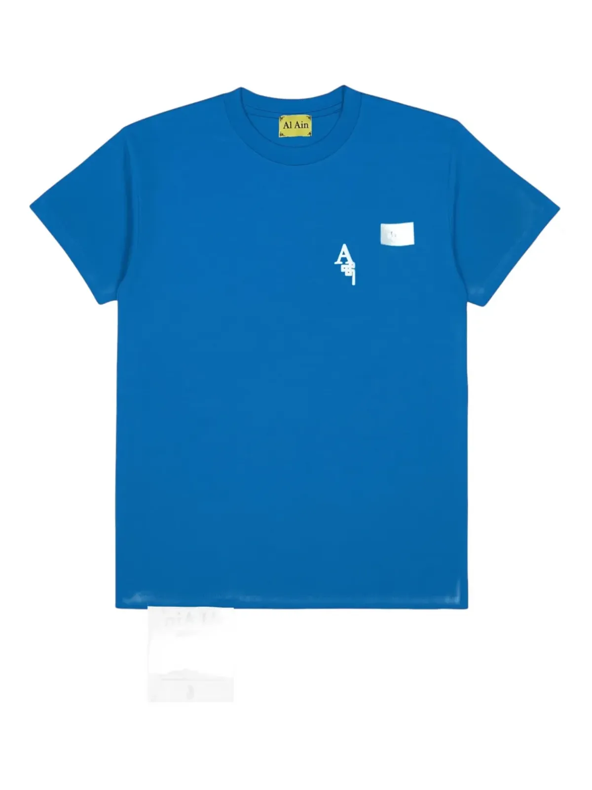 AL AIN グラフィックプリント コットンTシャツ - ブルー - 画像1