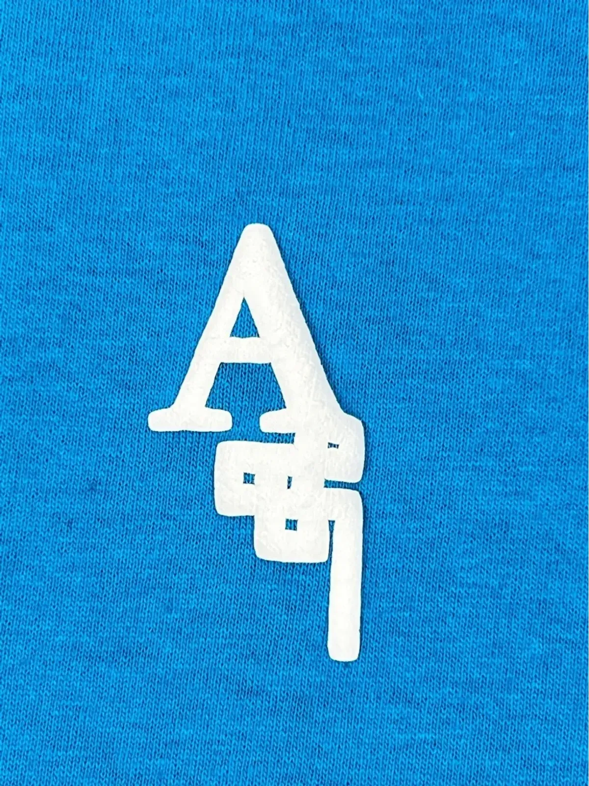 AL AIN グラフィックプリント コットンTシャツ - ブルー - 画像5