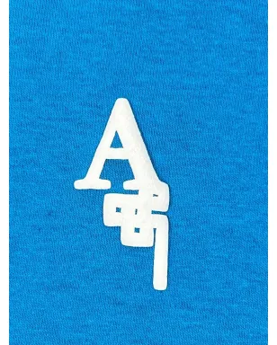 AL AIN グラフィックプリント コットンTシャツ - ブルー - サムネイル5