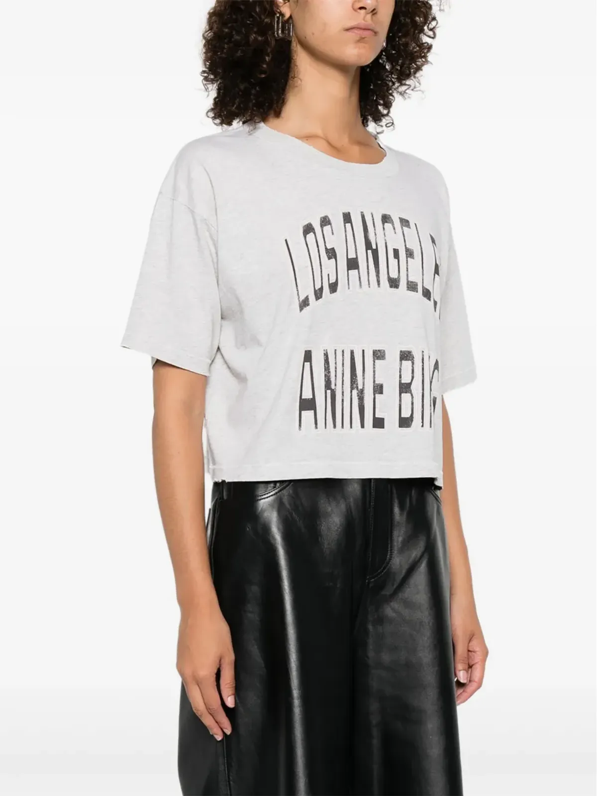 ANINE BING ロサンゼルス Tシャツ - グレー - 画像3