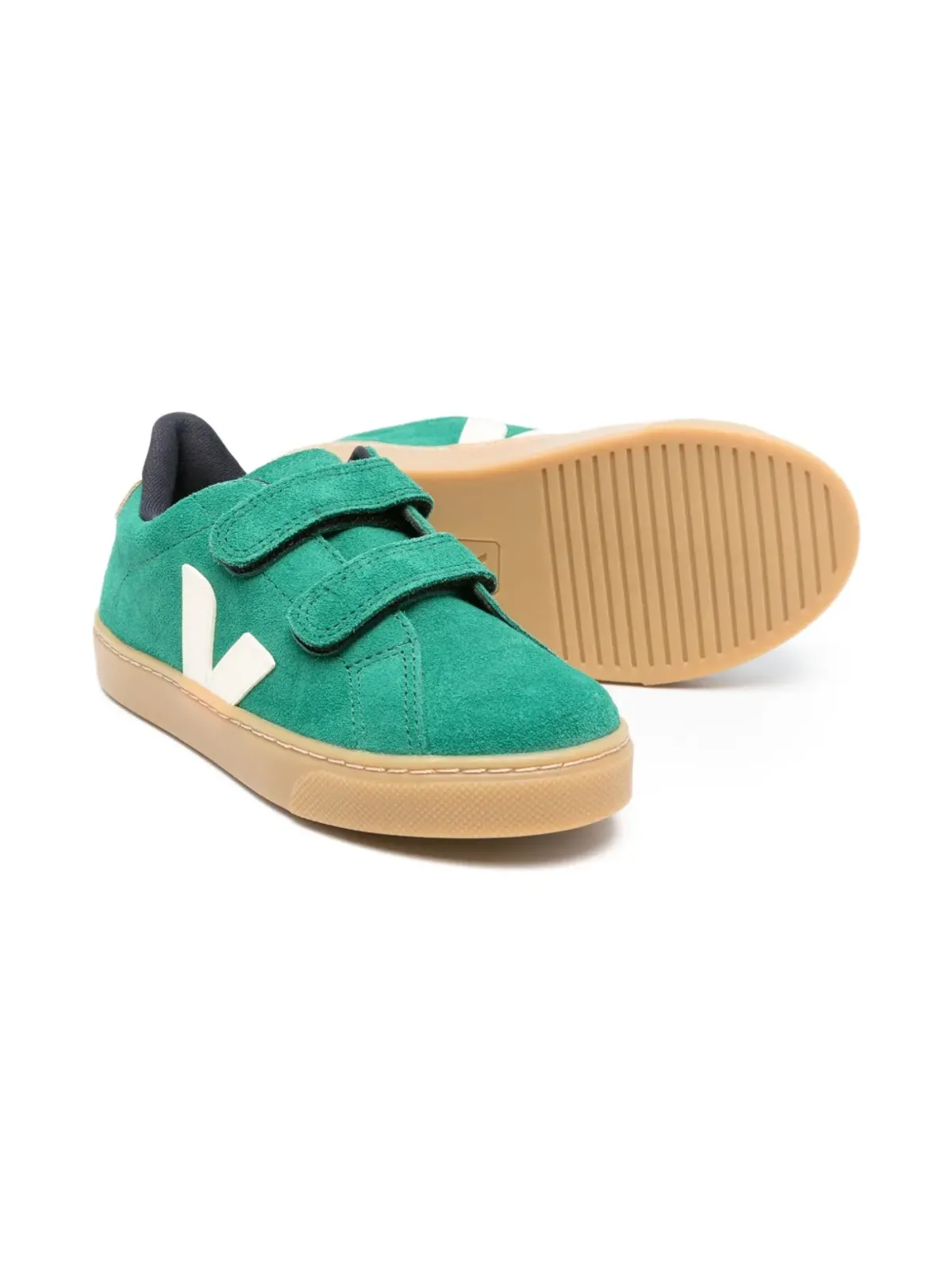 VEJA Kids スエードのタッチストラップスニーカー - 画像2