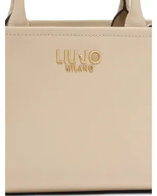 LIU JO 小さなロゴチャームのトートバッグ - ニュートラルカラー - サムネイル5
