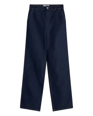 Maison Kitsuné ハイウエスト コットン ジーンズ - Blue - サムネイル1