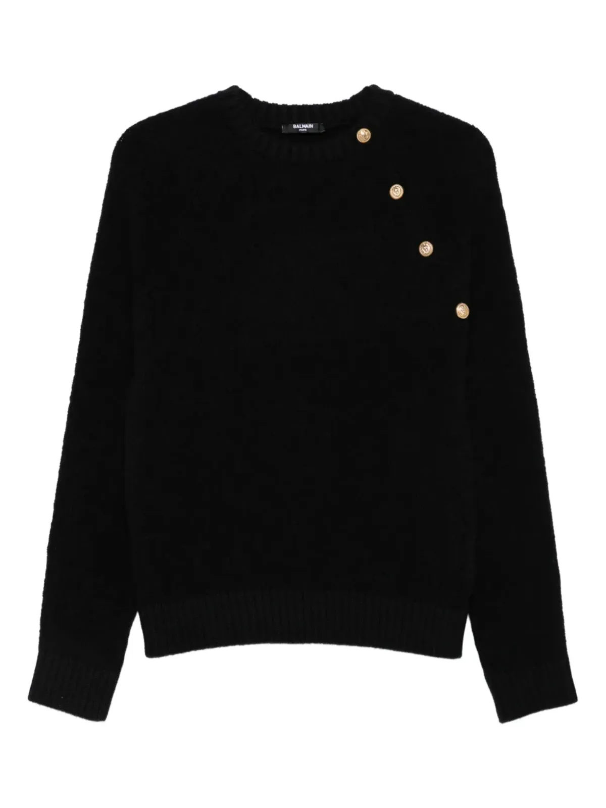 Balmain Kids ボタン装飾ニットセーター - 画像1